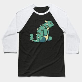 Grumpy ankylosaurus Baseball T-Shirt